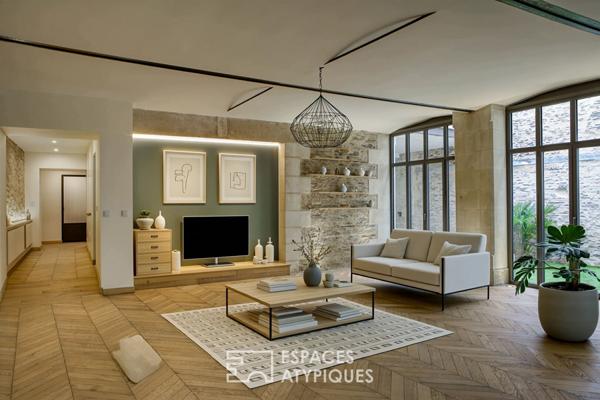 Appartement luxueux aux airs de loft, caché au coeur d’Angers