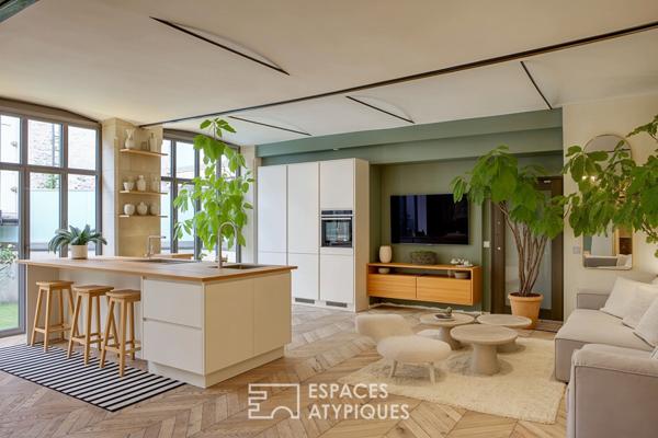 Appartement luxueux aux airs de loft, caché au coeur d’Angers