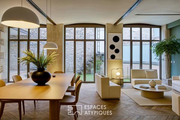 Appartement luxueux aux airs de loft, caché au coeur d’Angers