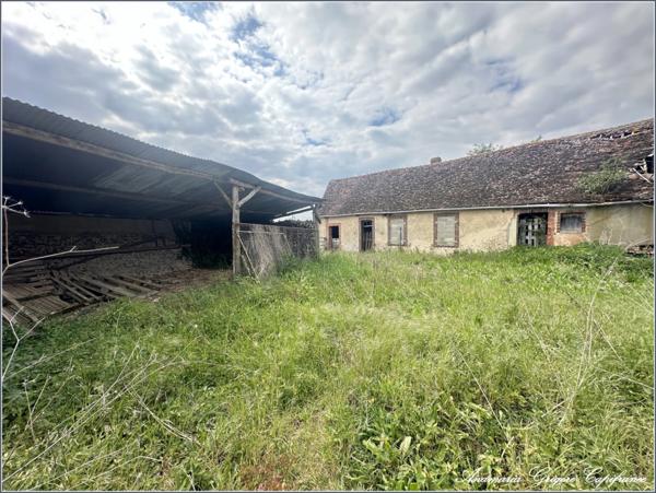 Maison à rénover 2 pièces, dépendances COURVILLE SUR EURE (28190 ) Lancey, terrain 1181 m²