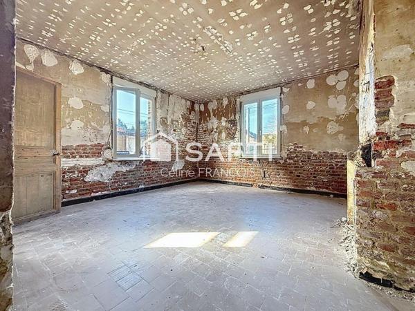 Maison à rénover 94?m², jardin 400?m² proche Péronne