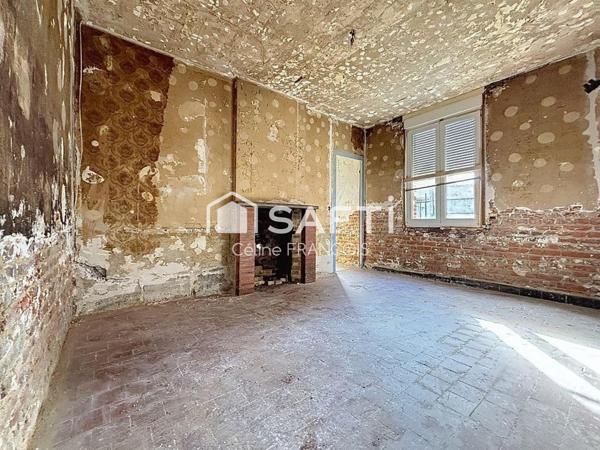 Maison à rénover 94?m², jardin 400?m² proche Péronne