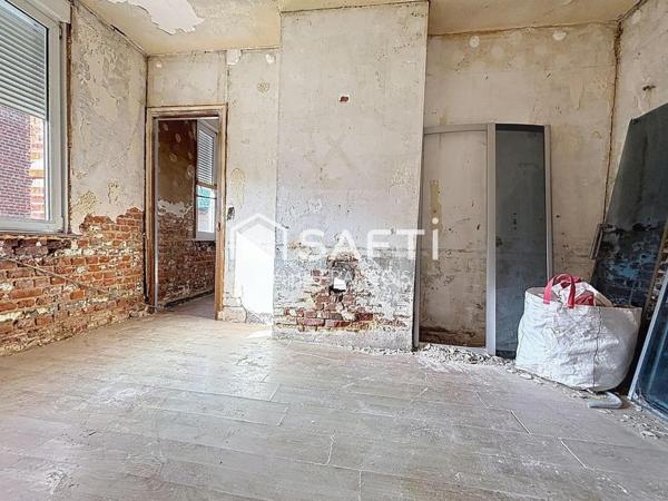 Maison à rénover 94?m², jardin 400?m² proche Péronne