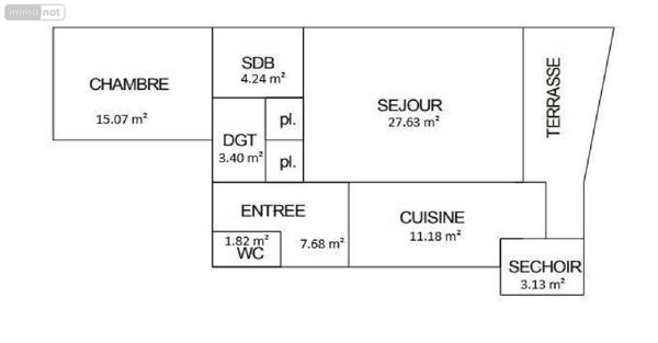 Appartement à vendre à Biarritz dans les Pyrénées-Atlantiques (64200), ref : 1005970