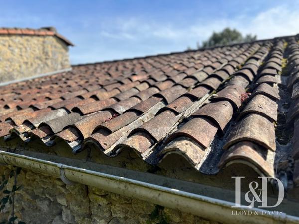 SAINT-SAUVANT CENTRE : Grange avec petit jardin