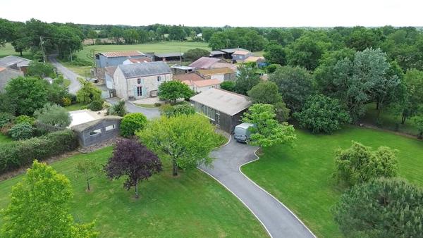 Maison 4 chambres + grange en campagne