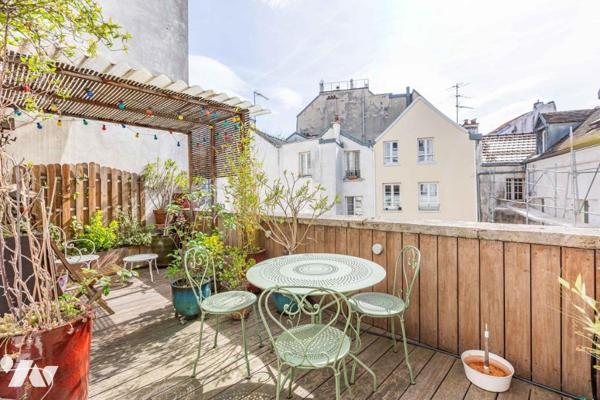 Appartement avec terrasses en plein coeur de Montmartre