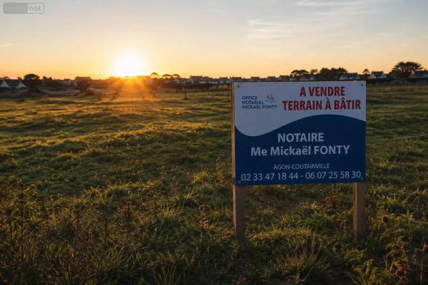Achat - Terrain à bâtir Tourville-sur-Sienne 50200 523 m 2