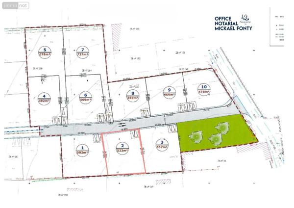 Achat - Terrain à bâtir Tourville-sur-Sienne 50200 523 m 2