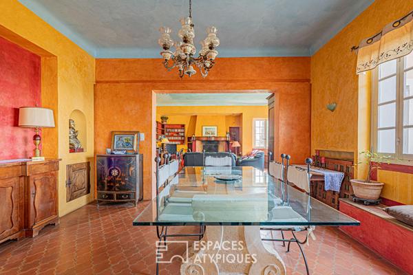 Propriété Art-Déco des Années 50 aux Allures Florentines à Grasse, Quartier Rothschild