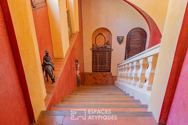 Propriété Art-Déco des Années 50 aux Allures Florentines à Grasse, Quartier Rothschild