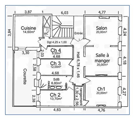 A vendre Appartement 6 pièces  entre Castellane, et Préfecture Marseille 13006.