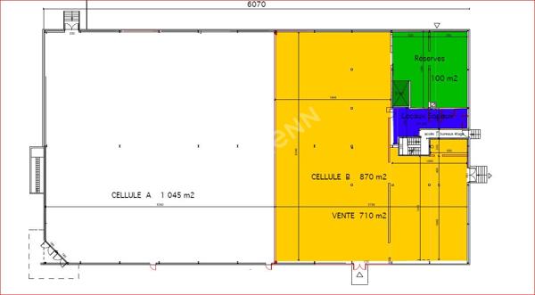 SAINT-AVOLD: Cellule commerciale de 870 m²