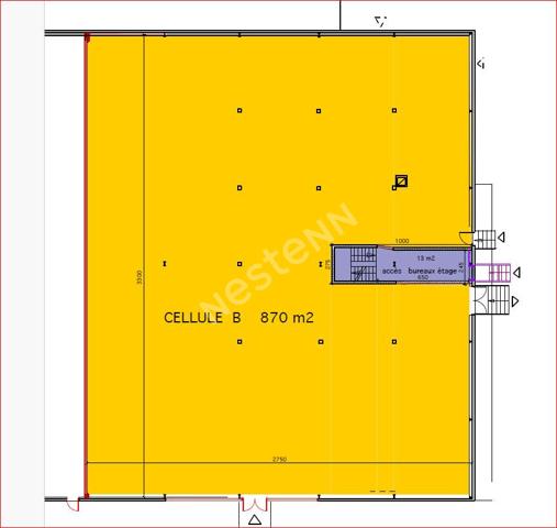 SAINT-AVOLD: Cellule commerciale de 870 m²