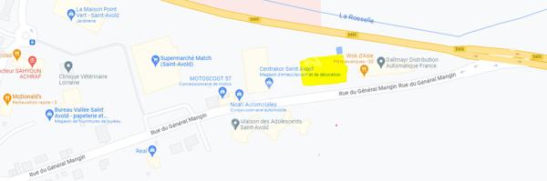 SAINT-AVOLD: Cellule commerciale de 870 m²