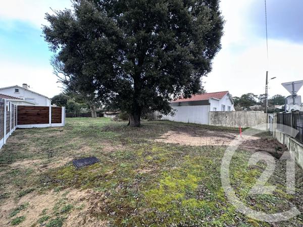 Terrain à vendre  476 m 2   ST HILAIRE DE RIEZ  - 85