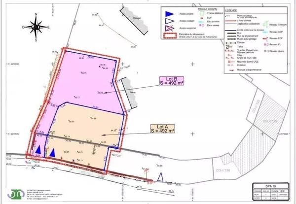 Vente                                                      Terrain
                        
                                         492 m2                     à Clermont-l'Hérault