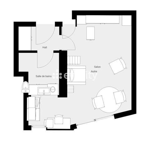 Appartement 1 pièce - 29 m²