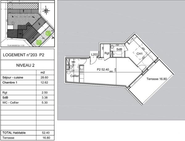 Appartement 3 pièces de 75 m² à Nîmes (30000)