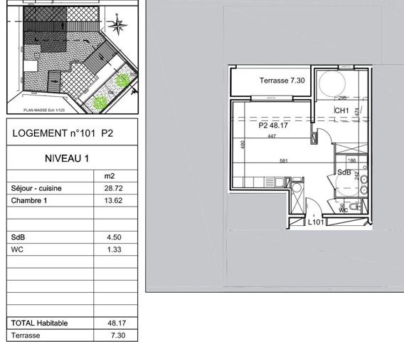 Appartement 3 pièces de 75 m² à Nîmes (30000)