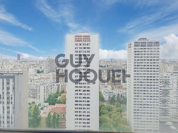 Appartement de 2 pièces avec vue panoramique sur Paris