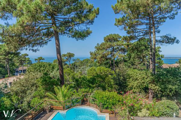PYLA-SUR-MER- VUE BASSIN - PROPRIETE D'EXCEPTION