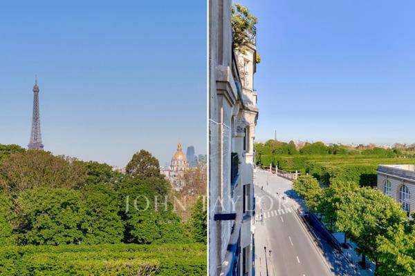Paris VI - Rare - Vue dégagée sur le jardin du Luxembourg