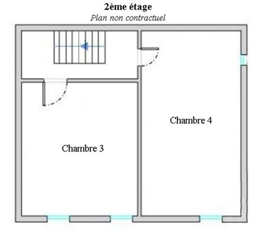 Maison en pierre avec cour