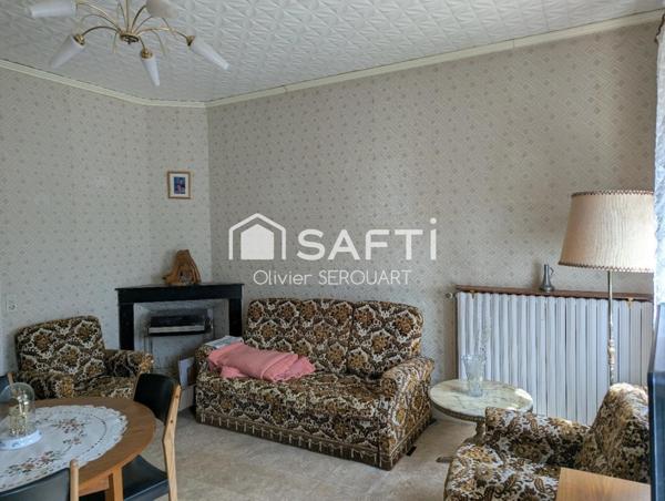 ? Affaire à saisir – Maison 72 m² à rénover – 2 chambres – garage + dépendances – terrain 430 m²