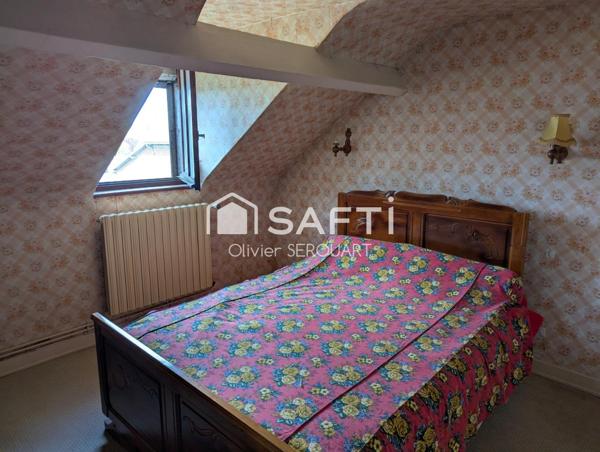? Affaire à saisir – Maison 72 m² à rénover – 2 chambres – garage + dépendances – terrain 430 m²