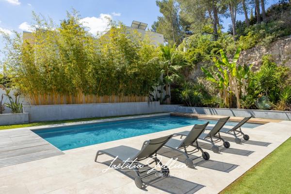 Villa californienne T5 + T2 indépendant avec piscine – Les Accates Marseille 11e