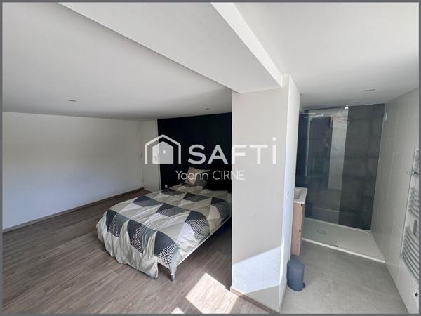 Maison familiale T6 210 m² rénovés avec jardin, piscine et garage