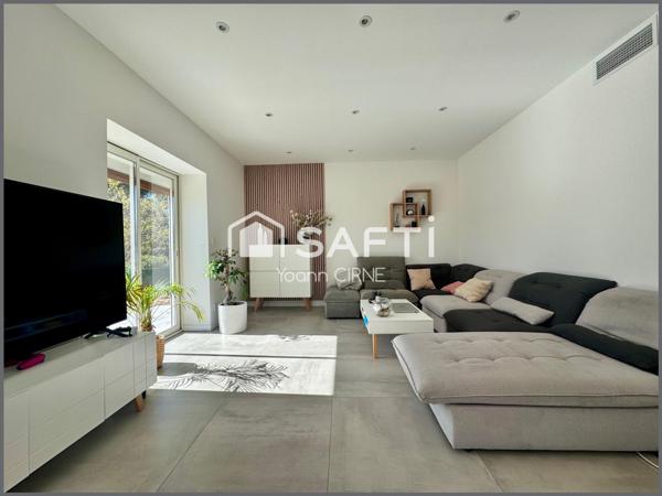 Maison familiale T6 210 m² rénovés avec jardin, piscine et garage