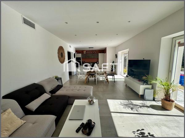 Maison familiale T6 210 m² rénovés avec jardin, piscine et garage