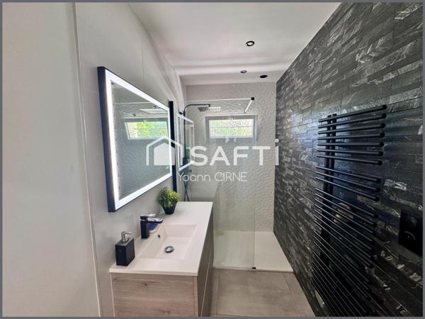 Maison familiale T6 210 m² rénovés avec jardin, piscine et garage