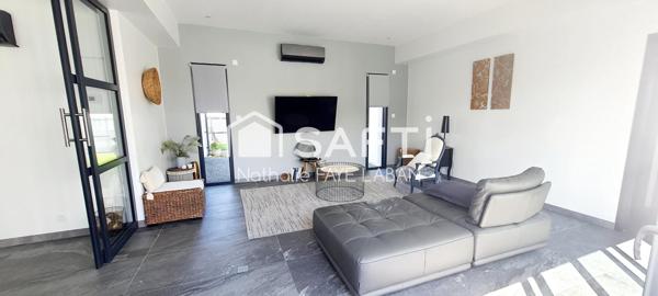 Maison contemporaine  3 chambres avec piscine