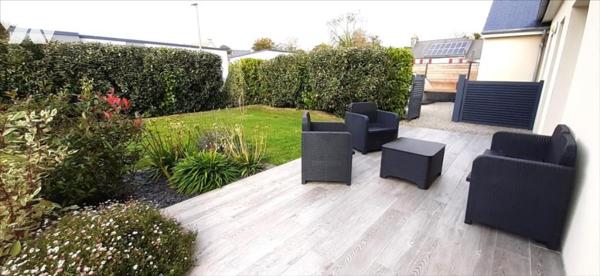 MAISON DE PLAIN PIED SAINTE-CROIX-HAGUE 3 CHAMBRES + Garage + JARDIN