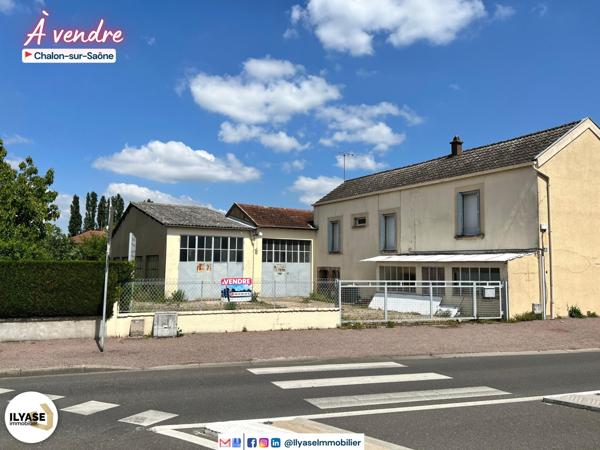 Chalon-sur-Saône (71100) 5 PIÈCES 294 M² | 801 M² TERRAIN | ENSEMBLE IMMOBILIER