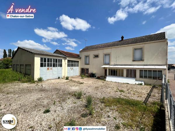 Chalon-sur-Saône (71100) 5 PIÈCES 294 M² | 801 M² TERRAIN | ENSEMBLE IMMOBILIER