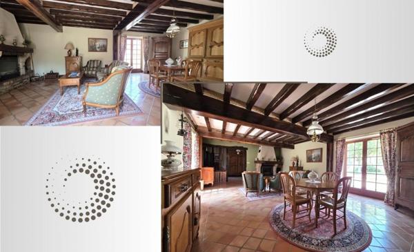 PROCHE MAINTENON - JOUY  RAVISSANTE LONGERE de 182 m², 7 PIECES