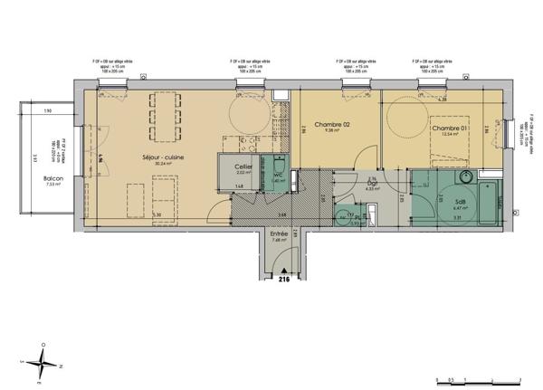 Appartement - À vendre - 75 m² - WAMBRECHIES | The Door Man