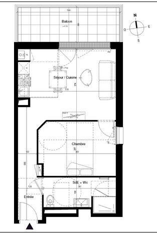 Appartement T3 avec jardin - Nantes - 92 Procé - Pinel