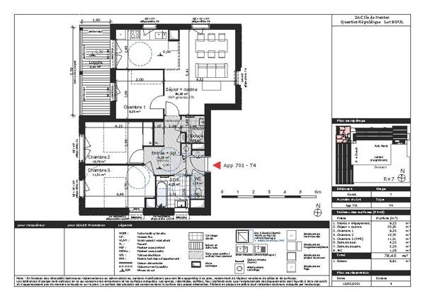 Appartement T3 avec jardin - Nantes - 92 Procé - Pinel