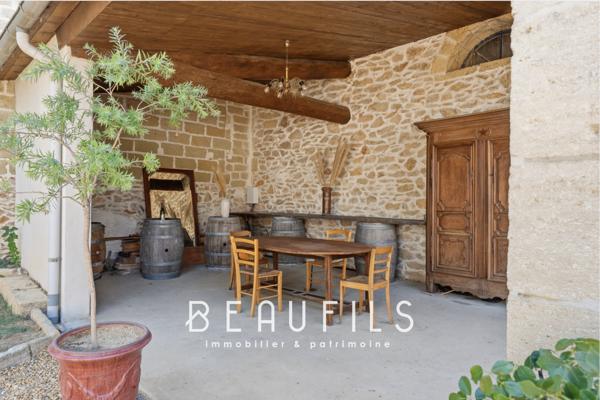 Exclusivité. Maison de maître vigneronne aux portes de Nîmes
