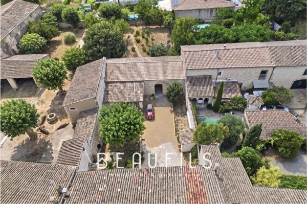 Exclusivité. Maison de maître vigneronne aux portes de Nîmes
