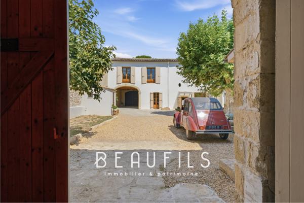 Exclusivité. Maison de maître vigneronne aux portes de Nîmes