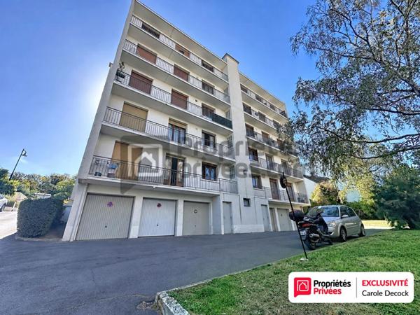 Appartement T3, vue dégagée, 2 balcons