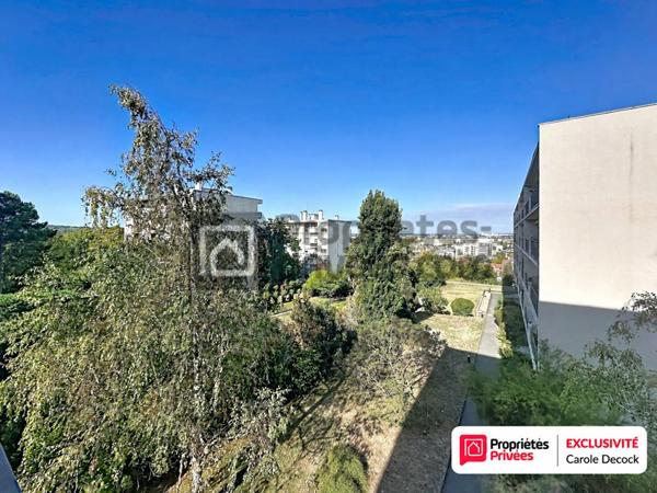 Appartement T3, vue dégagée, 2 balcons