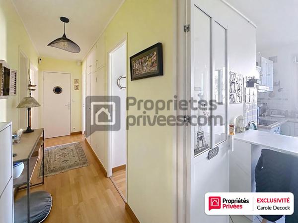 Appartement T3, vue dégagée, 2 balcons