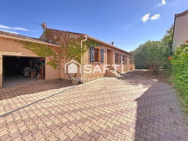 A Fontès (34320) - Maison T5 156m2 + studio - Terrain 1120m2